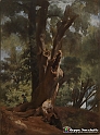 VBS_9550 - Mostra I Macchiaioli - Nino Costa - In meditazione sotto l'albero, 1855-60
